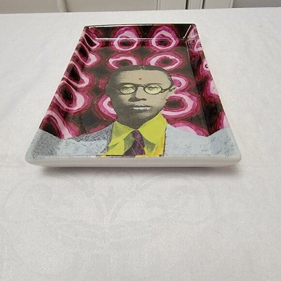 Fabienne Jouvin RARE Emperor Pu Yi Trinket Tray - Picture 6 of 11